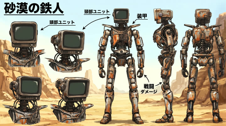 Character sheet: Robot